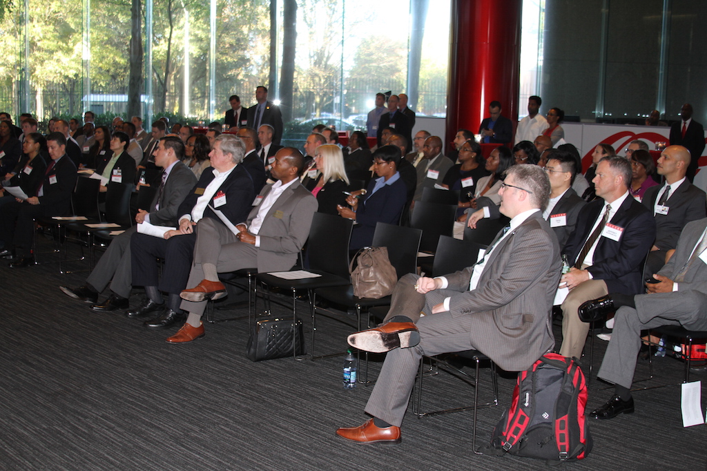 Attendees sitting in auditorum