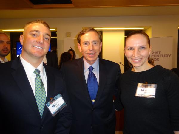 Sid Goodfriend and two of the attendees