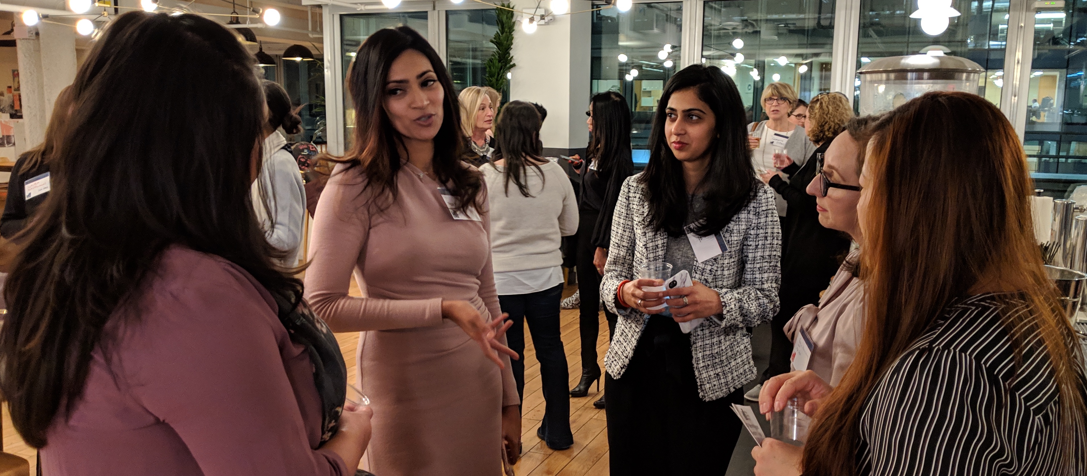 women networking